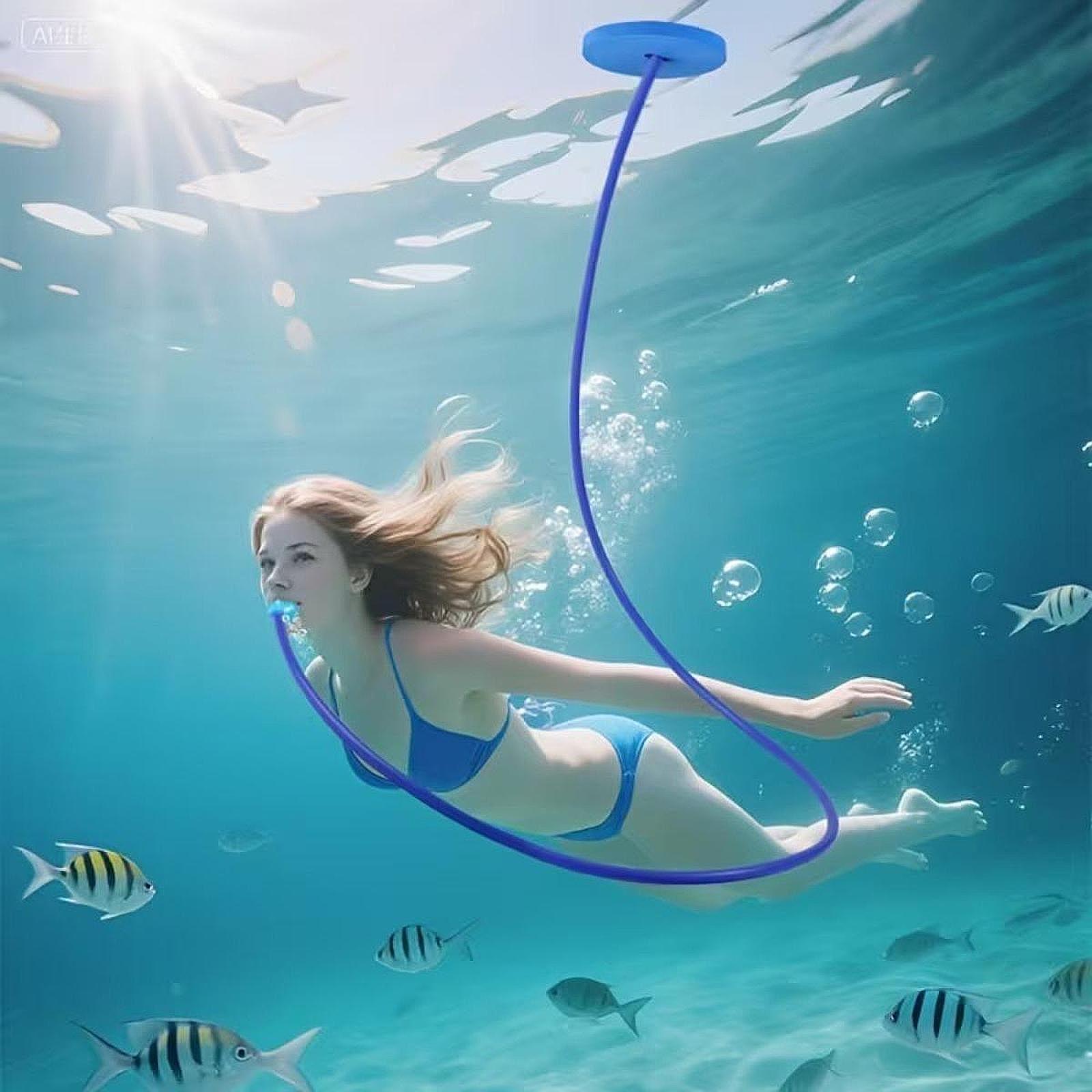 Aquatic Sports Equipment - Tubo de buceo de silicona portátil,